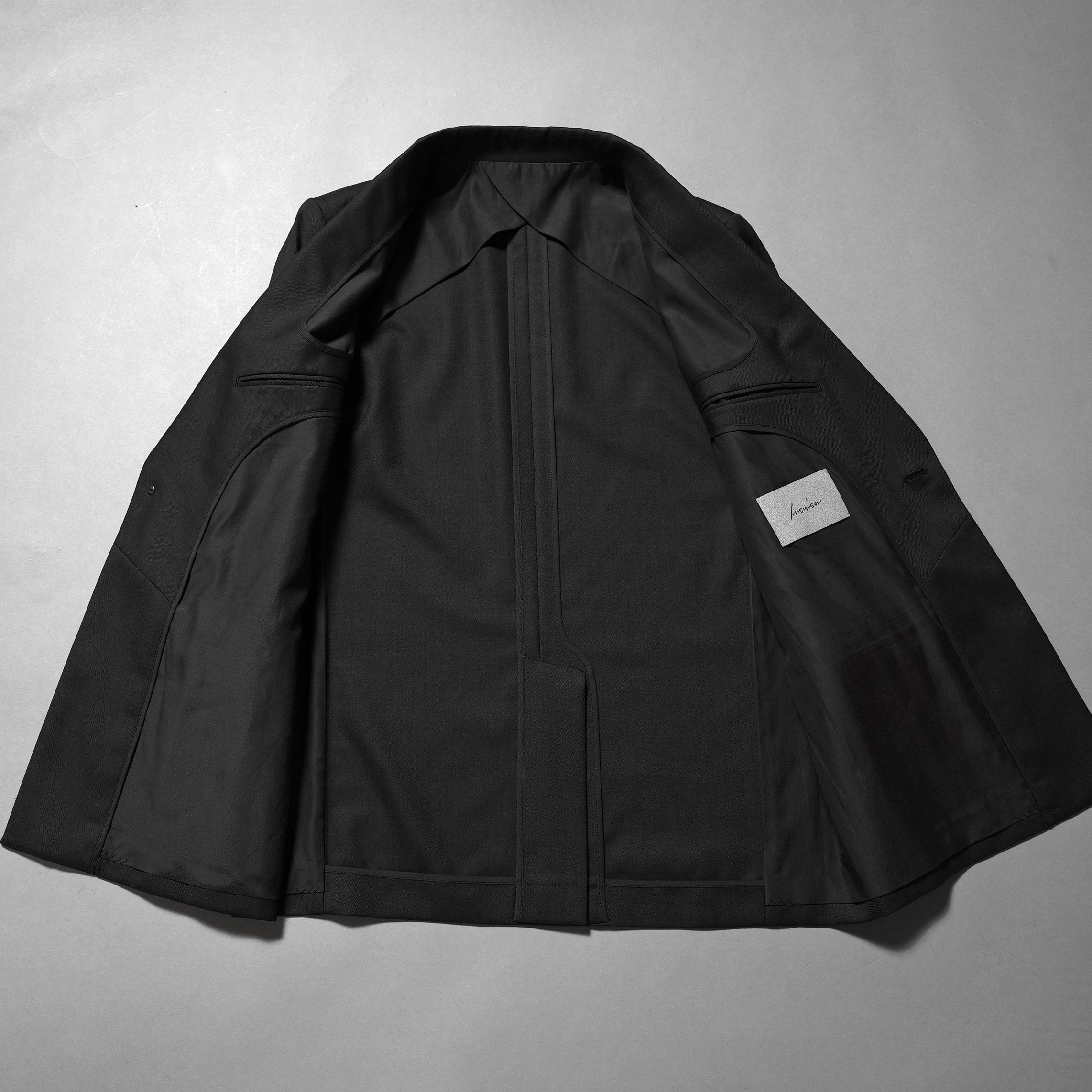 IRENISA イレニサ / 24AW 美品 MODIFIED SHAWL COLLAR JACKET / テーラードジャケット / IH-24FW-J007-ND8 / size 2 (Dark Chacoal)