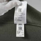 DIESEL ディーゼル / 美品 23SS K-ALLICE ジップアップカーディガン ニットポロ トップス / A094700NHAG / size M (KAHKI)