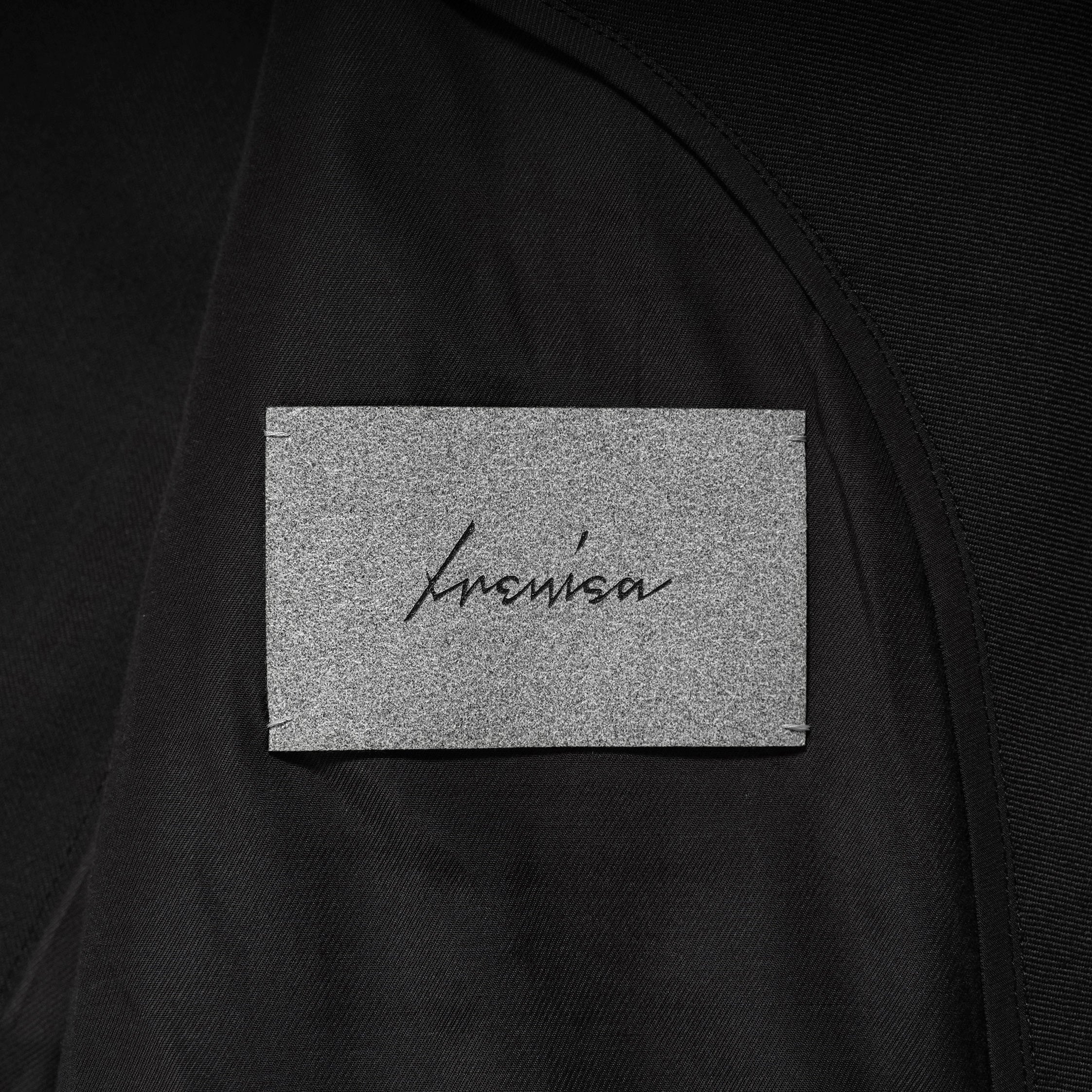 IRENISA イレニサ / 24AW 美品 MODIFIED SHAWL COLLAR JACKET / テーラードジャケット / IH-24FW-J007-ND8 / size 2 (Dark Chacoal)