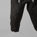 Marc Point マークポイント / ドロップクロッチ ドローストリング テーパードトラウザーズ / サルエル イージー パンツ / size 46 （GRAY)