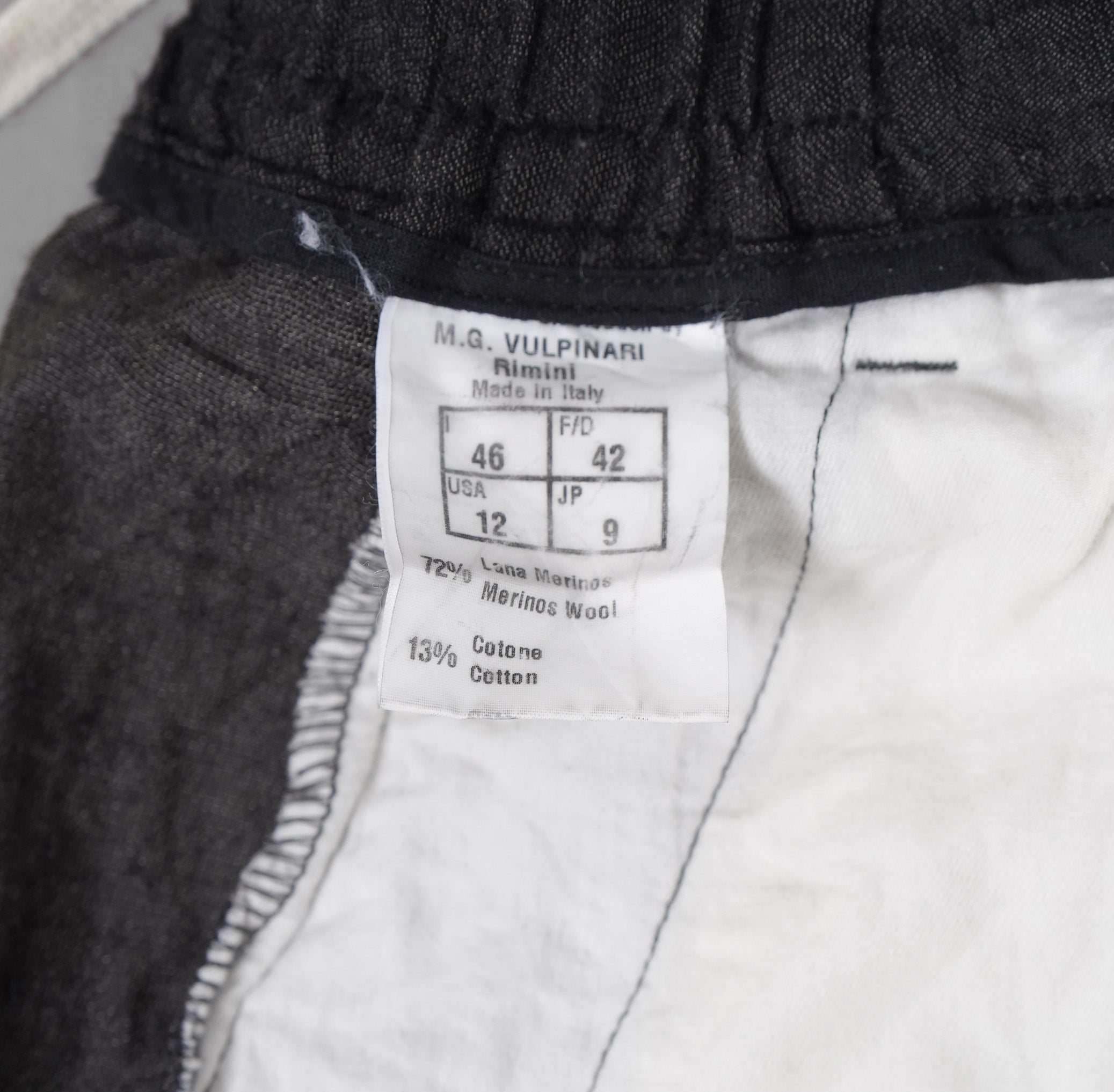Marc Point マークポイント / ドロップクロッチ ドローストリング テーパードトラウザーズ / サルエル イージー パンツ / size 46 （GRAY)