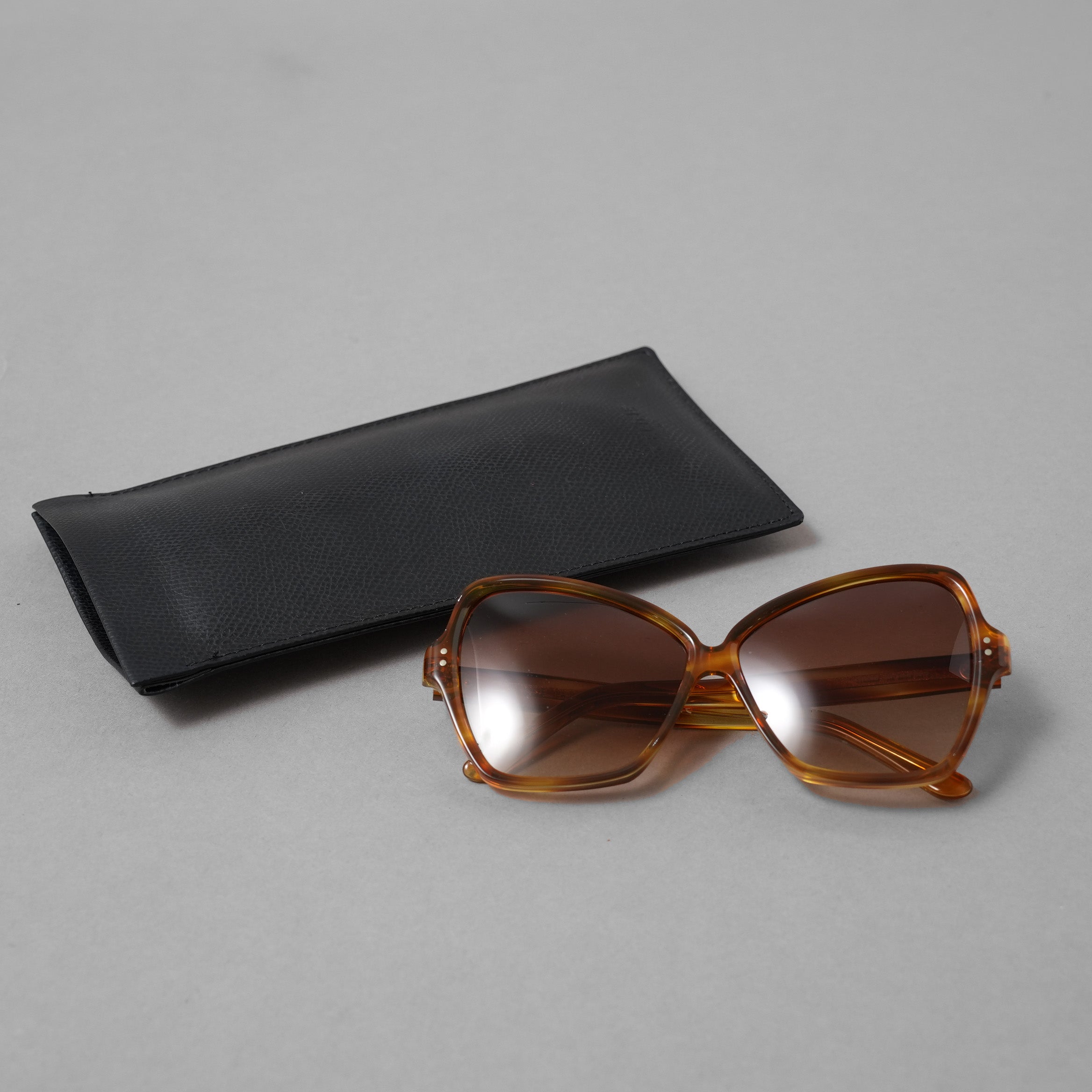 CELINE セリーヌ / 美品 2019-20年 バタフライ オーバーサイズ サングラス アクセサリー / CL40064I / ハバナ(べっ甲柄) レディース