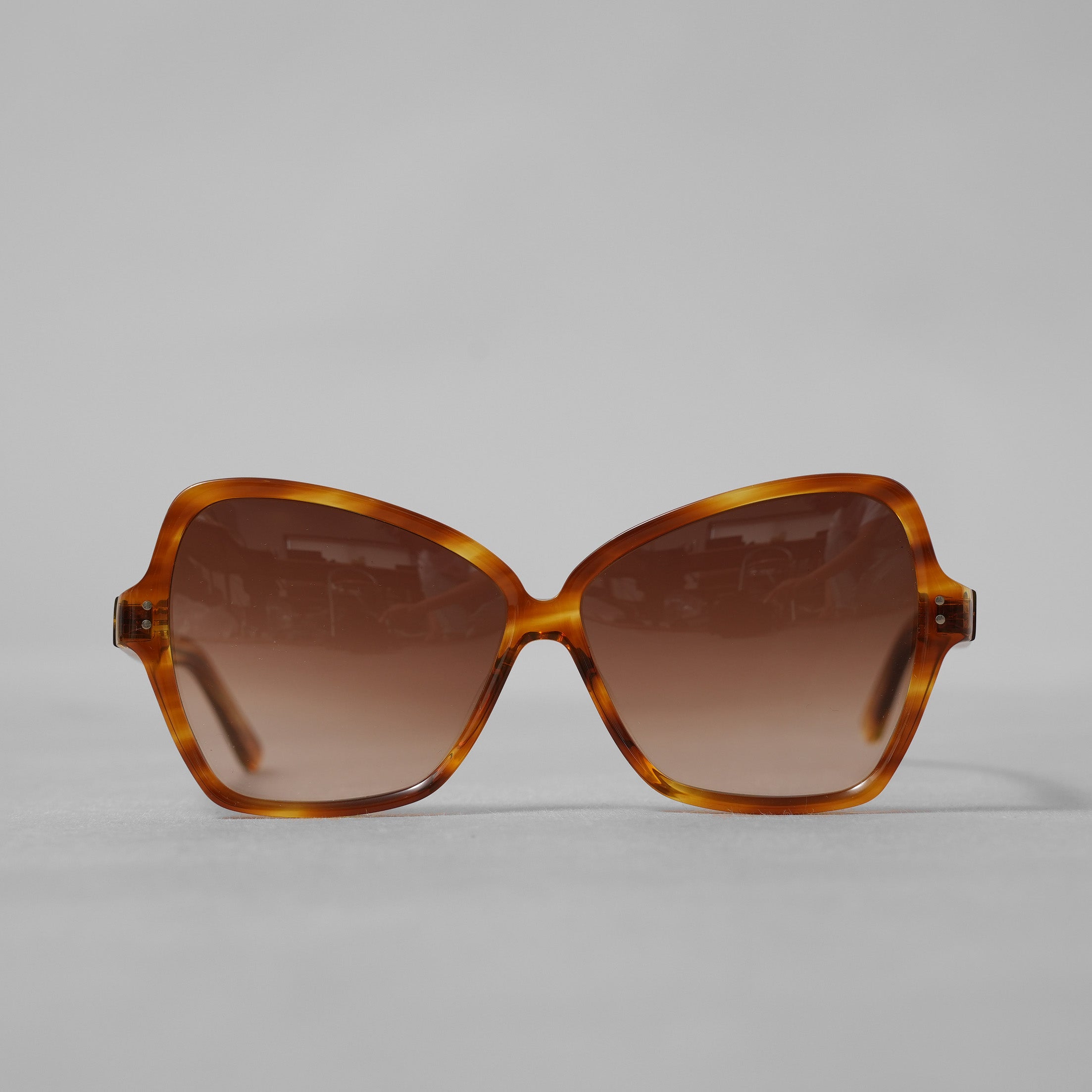 CELINE セリーヌ / 美品 2019-20年 バタフライ オーバーサイズ サングラス アクセサリー / CL40064I / ハバナ(べっ甲柄) レディース