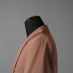 Maison Valentino ヴァレンティノ ガラヴァーニ / 美品 23SS Single-Breasted Wool Jacket Tailoring Label and Chiffon Inner Bib / シングルジャケット / 2V0CE3668EJ-LC0 / size 46 (LIGHT BROWN)