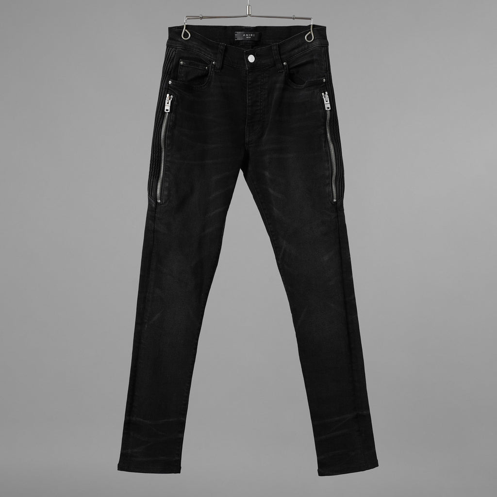 AMIRI アミリ / 美品 Half Track 蛇腹 デニム パンツ / size 29 (BLACK) 352199-in-ue
