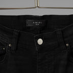 AMIRI アミリ / 美品 Half Track 蛇腹 デニム パンツ / size 29 (BLACK) 352199-in-ue