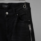 AMIRI アミリ / 美品 Half Track 蛇腹 デニム パンツ / size 29 (BLACK) 352199-in-ue
