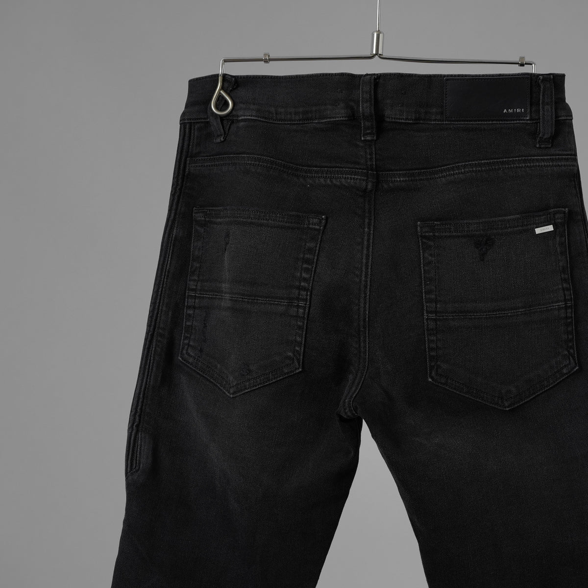 AMIRI アミリ / 美品 Half Track 蛇腹 デニム パンツ / size 29 (BLACK) 352199-in-ue