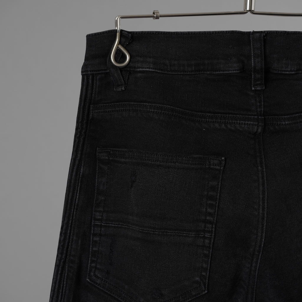 AMIRI アミリ / 美品 Half Track 蛇腹 デニム パンツ / size 29 (BLACK) 352199-in-ue