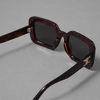 CELINE セリーヌ / 美品 24FW Triomphe トリオンフ 16 サングラス アセテート製スクエア アクセサリー / CL40304U 52A / ハバナ （べっ甲柄）レディース