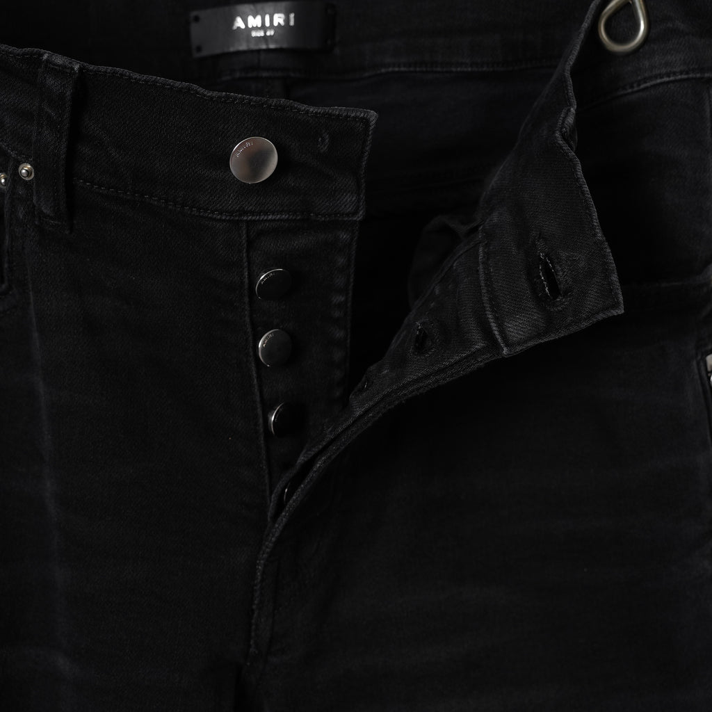 AMIRI アミリ / 美品 Half Track 蛇腹 デニム パンツ / size 29 (BLACK) 352199-in-ue