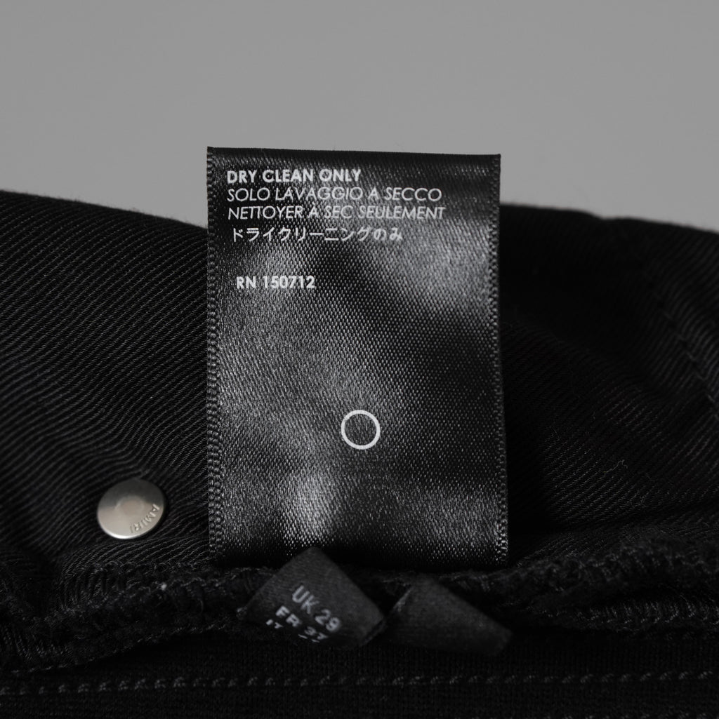 AMIRI アミリ / 美品 Half Track 蛇腹 デニム パンツ / size 29 (BLACK) 352199-in-ue