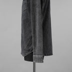 VALENTINO ヴァレンティノ / 美品 18SS ピエールパオロ・ピッチョーリ期 / ウォッシュドブラック デニム ウエスタンシャツ 長袖シャツ / PV3DB62J4QQ / size 46 (BLACK)