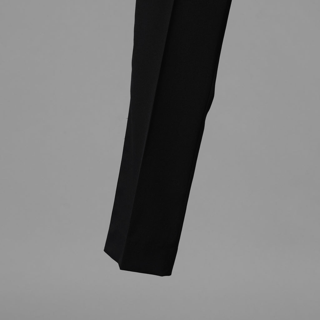 未使用 kiryuyrik キリュウキリュウ / 18SS Wool Gabadine Stretch ストレッチウールギャバ スラックス パンツ / KL-HP04-100 / size M (BLACK) 123073-alm