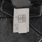 VALENTINO ヴァレンティノ / 美品 18SS ピエールパオロ・ピッチョーリ期 / ウォッシュドブラック デニム ウエスタンシャツ 長袖シャツ / PV3DB62J4QQ / size 46 (BLACK)