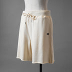CELINE セリーヌ / 22SS 美品トリオンフ ロゴ スウェット ショートパンツ コットンカシミア / 2Z057450I / size M (IVORY) ユニセックス