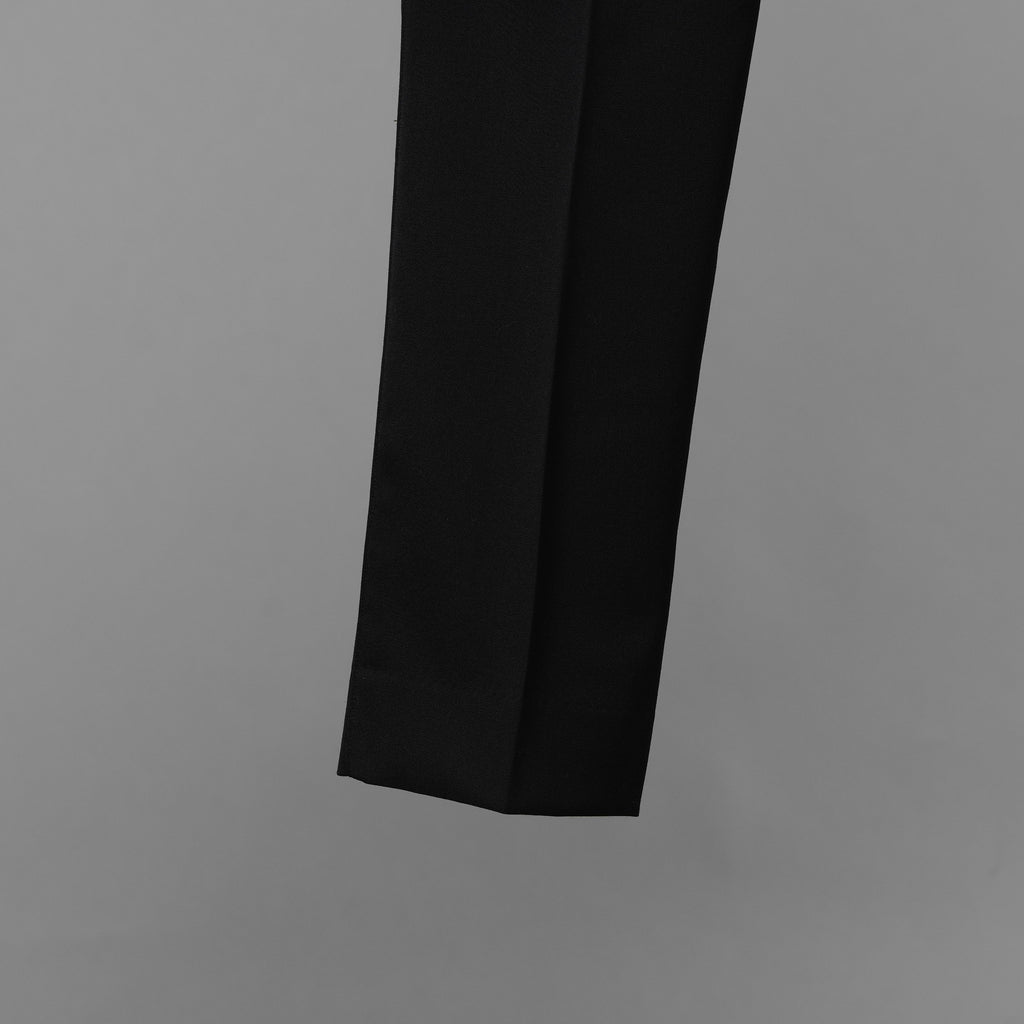 未使用 kiryuyrik キリュウキリュウ / 18SS Wool Gabadine Stretch ストレッチウールギャバ スラックス パンツ / KL-HP04-100 / size M (BLACK) 123073-alm