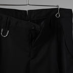 未使用 kiryuyrik キリュウキリュウ / 18SS Wool Gabadine Stretch ストレッチウールギャバ スラックス パンツ / KL-HP04-100 / size M (BLACK) 123073-alm