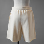 CELINE セリーヌ / 22SS 美品トリオンフ ロゴ スウェット ショートパンツ コットンカシミア / 2Z057450I / size M (IVORY) ユニセックス