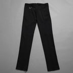 未使用 kiryuyrik キリュウキリュウ / 18SS Wool Gabadine Stretch ストレッチウールギャバ スラックス パンツ / KL-HP04-100 / size M (BLACK) 123073-alm