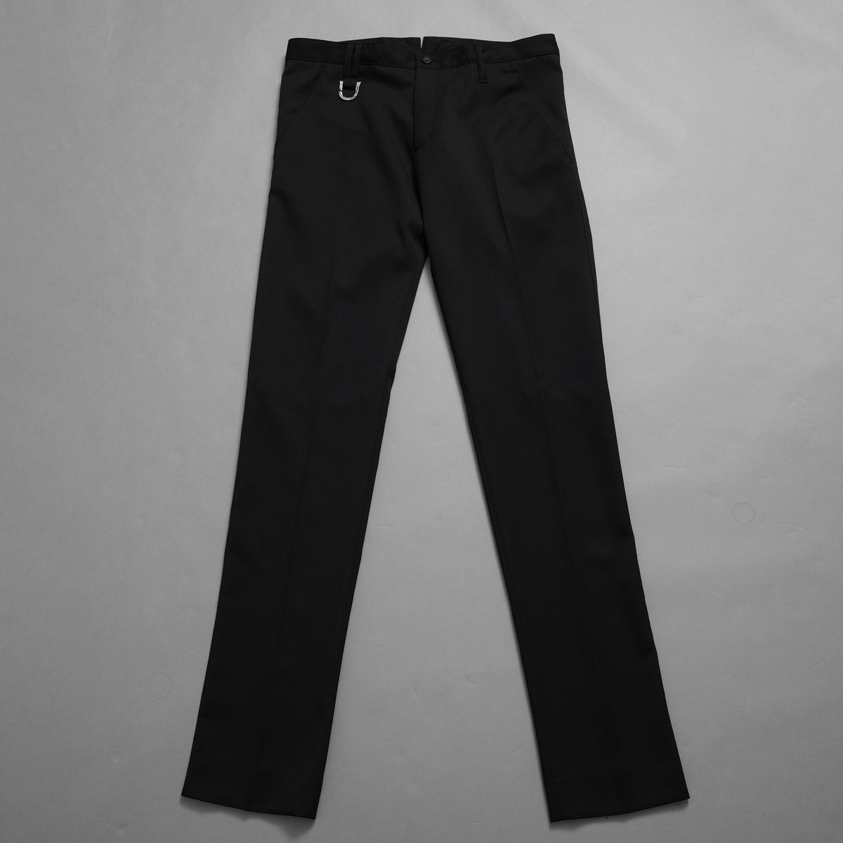未使用 kiryuyrik キリュウキリュウ / 18SS Wool Gabadine Stretch ストレッチウールギャバ スラックス パンツ / KL-HP04-100 / size M (BLACK) 123073-alm