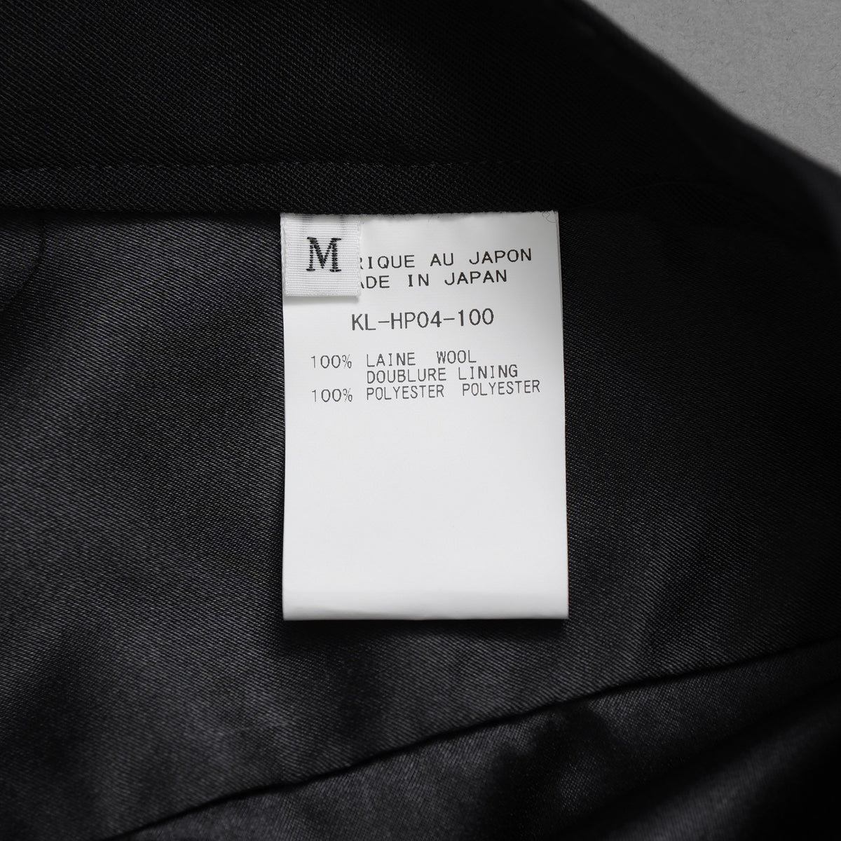 未使用 kiryuyrik キリュウキリュウ / 18SS Wool Gabadine Stretch ストレッチウールギャバ スラックス パンツ / KL-HP04-100 / size M (BLACK) 123073-alm