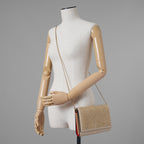 Christian Louboutin クリスチャン ルブタン / 16SS パロマ クラッチ スパイク付き 2WAY チェーン ショルダーバッグ / IVORY レディース 352196-izm
