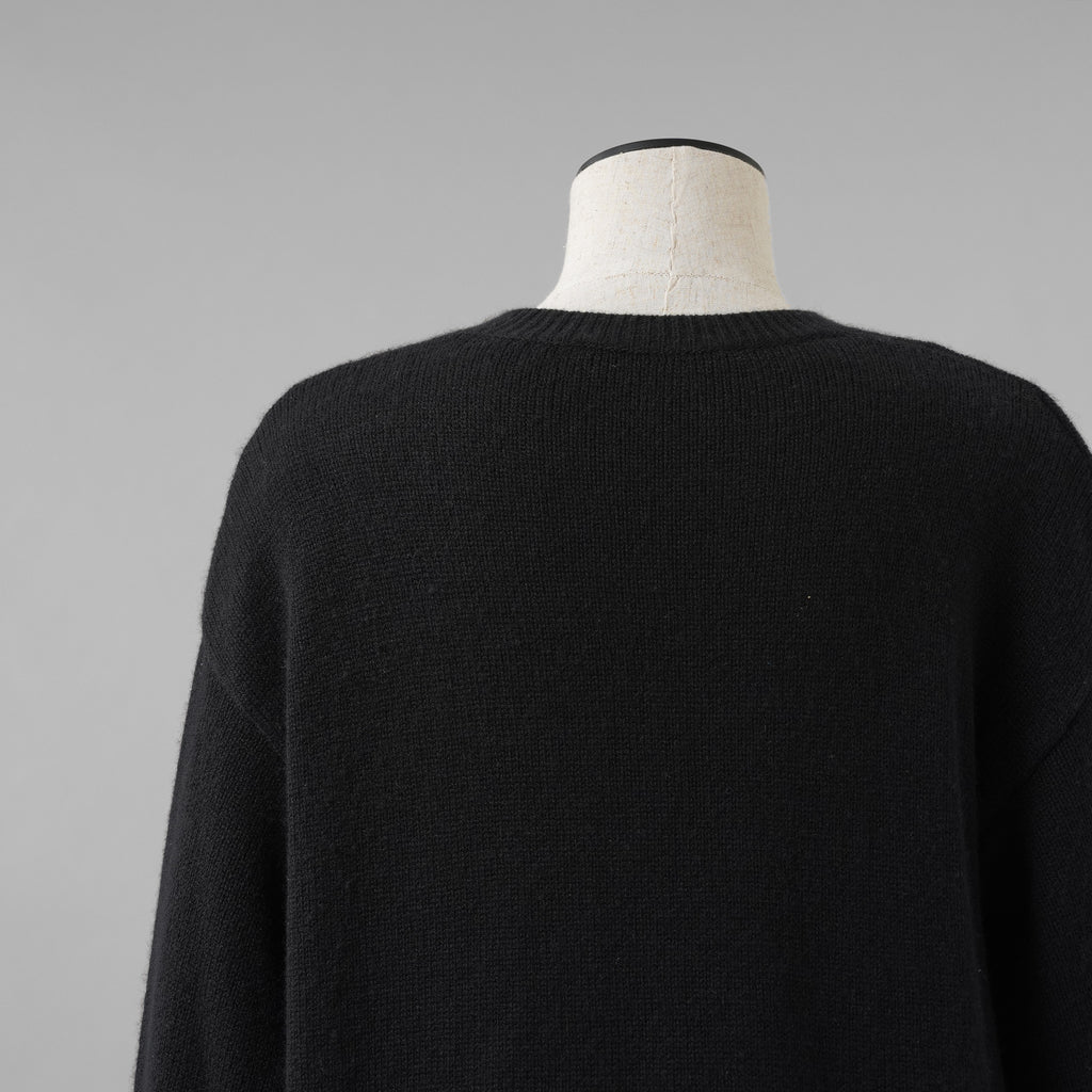 Valentino ヴァレンティノ / 美品 17年リゾートコレクション Sequin Cashmere Sweater in Nero スパンコール装飾 カシミヤ セーター  ニット / 2B3KC42U7MJ / size XS (BLACK) レディース