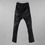 incarnation インカネーション / 22SS OVERLOCK STITCH SARROUEL PANTS オーバーロックステッチ サルエル パンツ / size XS (BLACK)