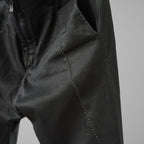 incarnation インカネーション / 22SS OVERLOCK STITCH SARROUEL PANTS オーバーロックステッチ サルエル パンツ / size XS (BLACK)