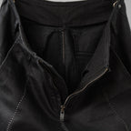 incarnation インカネーション / 22SS OVERLOCK STITCH SARROUEL PANTS オーバーロックステッチ サルエル パンツ / size XS (BLACK)