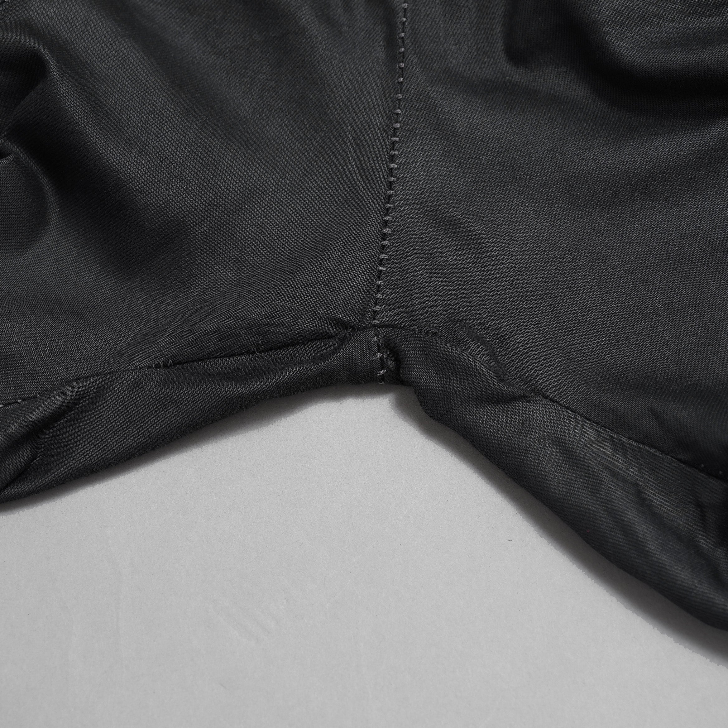 incarnation インカネーション / 22SS OVERLOCK STITCH SARROUEL PANTS オーバーロックステッチ サルエル パンツ / size XS (BLACK)