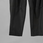 Brunello Cucinelli ブルネロクチネリ / 試着程度美品 20AW ラムスキン タックトラウザーズ テーパード レザー パンツ / M0NCAP7061 / size 38 (BLACK) レディース