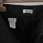 Brunello Cucinelli ブルネロクチネリ / 試着程度美品 20AW ラムスキン タックトラウザーズ テーパード レザー パンツ / M0NCAP7061 / size 38 (BLACK) レディース