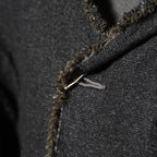 taichi murakami タイチ ムラカミ / 24AW 美品  “COIN” HOODED COAT テープシーム リバーシブルフーデッドコート / 4839 / size 6 (WASHED BLACK)