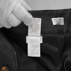 Brunello Cucinelli ブルネロクチネリ / 試着程度美品 20AW ラムスキン タックトラウザーズ テーパード レザー パンツ / M0NCAP7061 / size 38 (BLACK) レディース