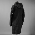 taichi murakami タイチ ムラカミ / 24AW 美品  “COIN” HOODED COAT テープシーム リバーシブルフーデッドコート / 4839 / size 6 (WASHED BLACK)