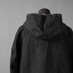 taichi murakami タイチ ムラカミ / 24AW 美品  “COIN” HOODED COAT テープシーム リバーシブルフーデッドコート / 4839 / size 6 (WASHED BLACK)