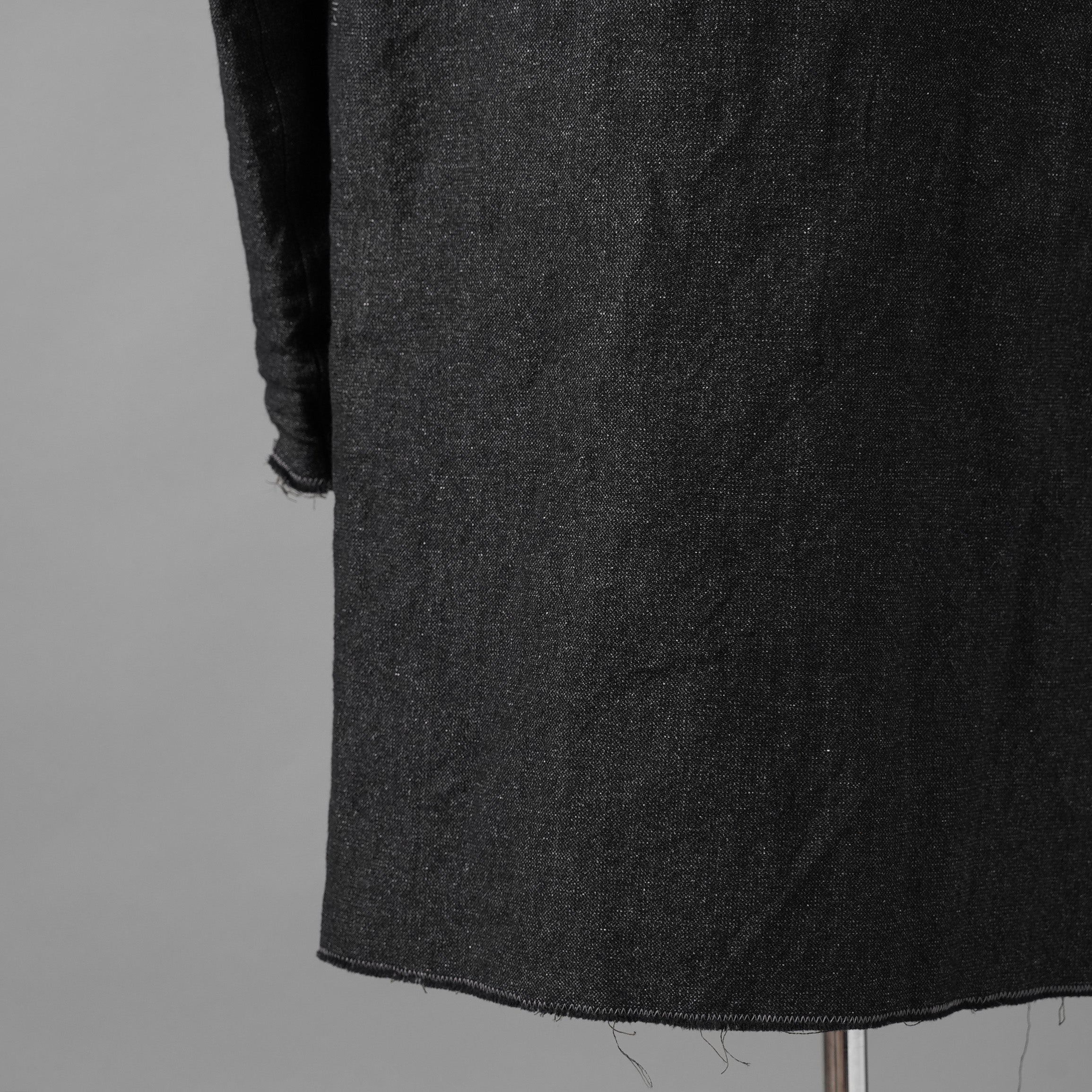 taichi murakami タイチ ムラカミ / 24AW 美品  “COIN” HOODED COAT テープシーム リバーシブルフーデッドコート / 4839 / size 6 (WASHED BLACK)