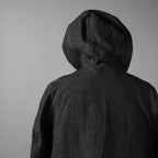 taichi murakami タイチ ムラカミ / 24AW 美品  “COIN” HOODED COAT テープシーム リバーシブルフーデッドコート / 4839 / size 6 (WASHED BLACK)