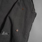 taichi murakami タイチ ムラカミ / 24AW 美品  “COIN” HOODED COAT テープシーム リバーシブルフーデッドコート / 4839 / size 6 (WASHED BLACK)