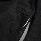 taichi murakami タイチ ムラカミ / 24AW 美品  “COIN” HOODED COAT テープシーム リバーシブルフーデッドコート / 4839 / size 6 (WASHED BLACK)