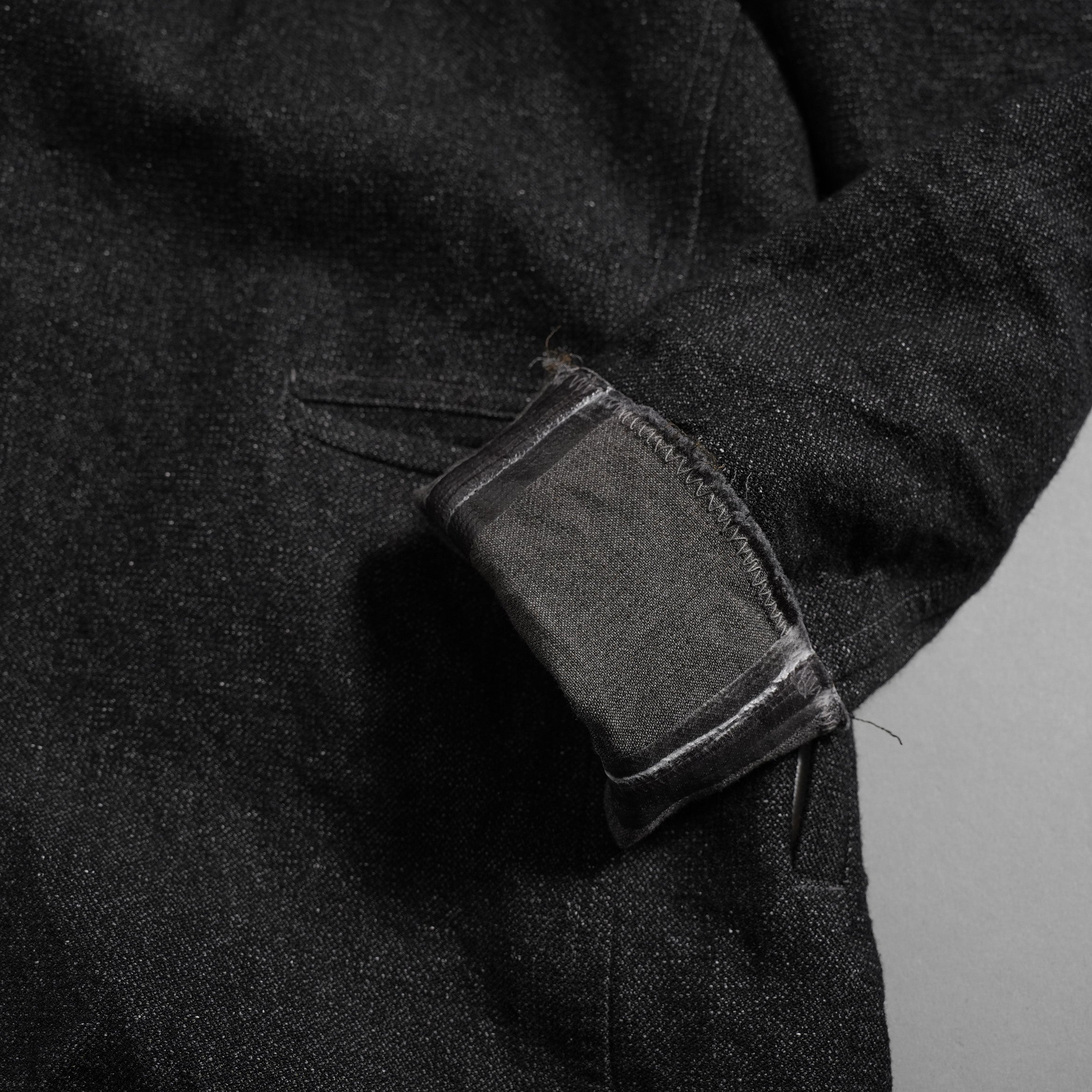 taichi murakami タイチ ムラカミ / 24AW 美品  “COIN” HOODED COAT テープシーム リバーシブルフーデッドコート / 4839 / size 6 (WASHED BLACK)