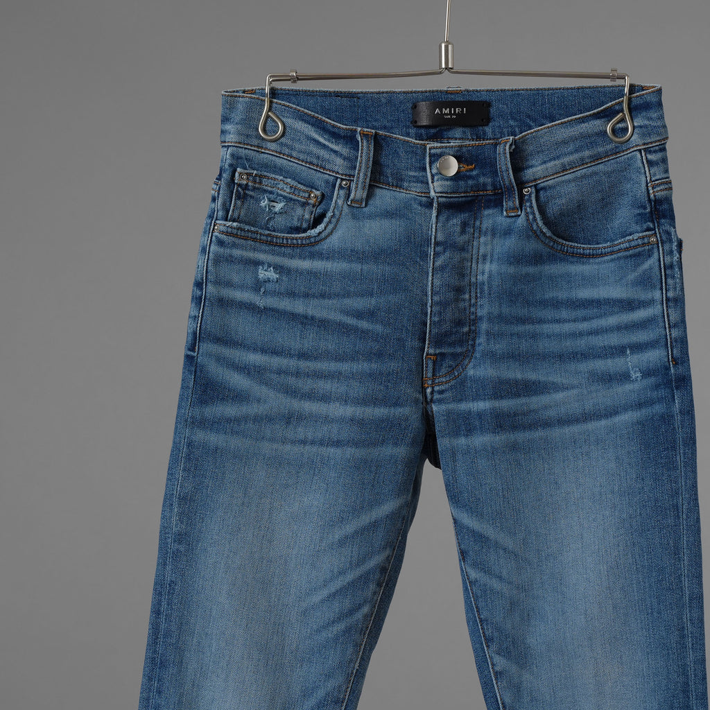 AMIRI アミリ / 美品 stack jean denim スキニー ストレッチデニム パンツ / 02-231-41-000043 / size 29 (INDIGO) 352205-in-ue