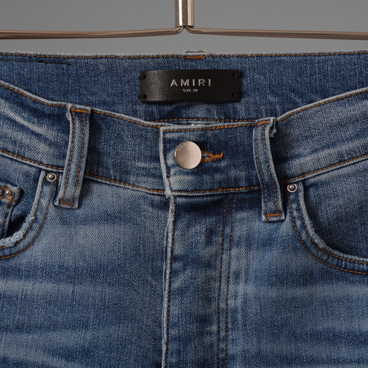 AMIRI アミリ / 美品 stack jean denim スキニー ストレッチデニム パンツ / 02-231-41-000043 / size 29 (INDIGO) 352205-in-ue