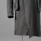 taichi murakami タイチ ムラカミ / 24AW 美品  “COIN” HOODED COAT テープシーム リバーシブルフーデッドコート / 4839 / size 6 (WASHED BLACK)
