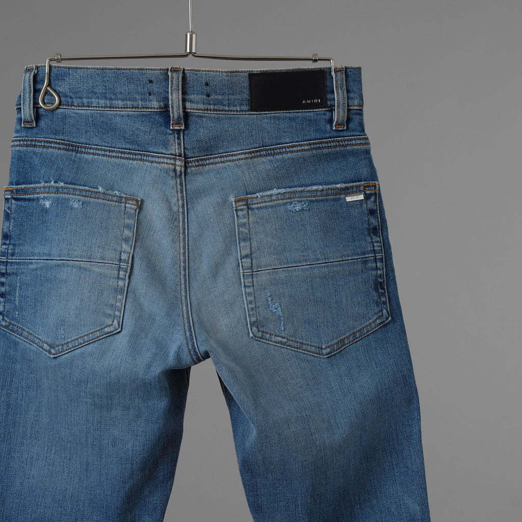 AMIRI アミリ / 美品 stack jean denim スキニー ストレッチデニム パンツ / 02-231-41-000043 / size 29 (INDIGO) 352205-in-ue