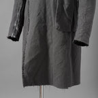 taichi murakami タイチ ムラカミ / 24AW 美品  “COIN” HOODED COAT テープシーム リバーシブルフーデッドコート / 4839 / size 6 (WASHED BLACK)
