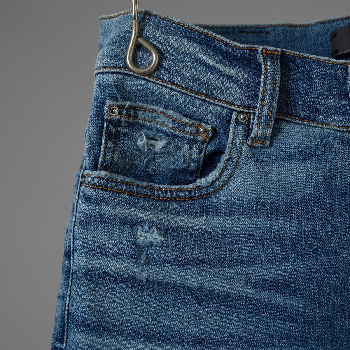AMIRI アミリ / 美品 stack jean denim スキニー ストレッチデニム パンツ / 02-231-41-000043 / size 29 (INDIGO) 352205-in-ue