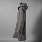 taichi murakami タイチ ムラカミ / 24AW 美品  “COIN” HOODED COAT テープシーム リバーシブルフーデッドコート / 4839 / size 6 (WASHED BLACK)